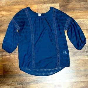 Blue blouse▪️size small